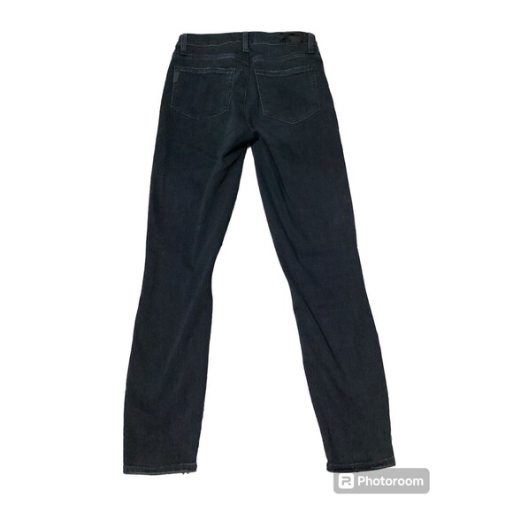 Paige Womens Washed Black Margot Ankle Skinny Jeans High Rise 28 - Picture 2 of 8